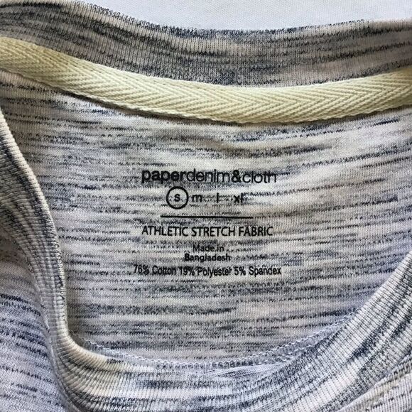 Paper Denim& Cloth Space Dyed Crew Neck Tee - Picture 3 of 6